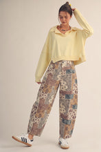 Load image into Gallery viewer, LovLov Vintage Tapestry Patchwork Print Barrel Pants in Multi