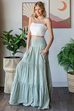 Load image into Gallery viewer, Oli & Hali SMOCKED Waist Wide Leg Pants in Light Blue
