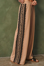 Load image into Gallery viewer, Jade by Jane Lace Side Stripe Sweatpants in Mocha