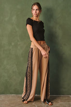 Load image into Gallery viewer, Jade by Jane Lace Side Stripe Sweatpants in Mocha