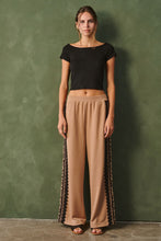 Load image into Gallery viewer, Jade by Jane Lace Side Stripe Sweatpants in Mocha
