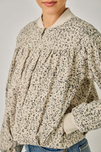 Load image into Gallery viewer, Mystree Vintage Leopard Print Zip-up Jacket in Ecru
