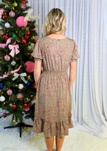 Load image into Gallery viewer, Sew in Love Floral Paisley Print Midi Dress in Sage