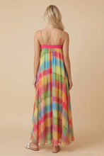 Load image into Gallery viewer, J.nna Prism Plaid Maxi Dress in Multicolor Check