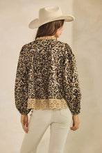 Load image into Gallery viewer, LovLov Leopard Print Top with Lace Details in Leopard