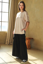 Load image into Gallery viewer, Davi & Dani Solid Color Loose Fit top in Taupe FINAL SALE