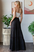 Load image into Gallery viewer, Oli & Hali SMOCKED Waist Wide Leg Pants in Black