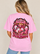 Load image into Gallery viewer, June Adel “Shop Pink, Wear Strength” T-Shirt in Blossom