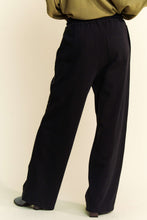 Load image into Gallery viewer, Davi & Dani Stone Embellished Wide Leg Pants in Black