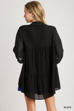 Load image into Gallery viewer, Umgee Baby Doll Tunic Top in Black