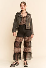 Load image into Gallery viewer, Davi & Dani Denim Jacket with Rhinestone Details in Black Denim
