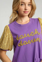Load image into Gallery viewer, Umgee Sequin Mini Dress *GAME DAY STYLE!* in Purple