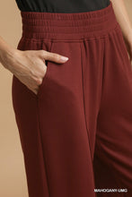 Load image into Gallery viewer, Umgee On-the-Go Luxe Knit Joggers in Mahogany