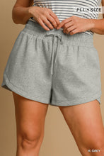 Load image into Gallery viewer, Umgee Luxeknit Sweatshorts in Heather Grey