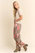 Load image into Gallery viewer, Davi & Dani Leopard and Floral Print Pants in Leopard Floral ON ORDER