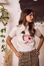Load image into Gallery viewer, LovLov Playful Pondside Duckling Knit Sweater in Ivory