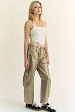 Load image into Gallery viewer, Davi & Dani Sheer Mesh Pearl and Stone Embellished Top in Nude