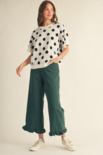 Load image into Gallery viewer, Jodifl Polka Dot Comfy Sweater Top In Cream