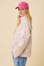 Load image into Gallery viewer, Main Strip Ditzy Floral Print Jacket in Ivory Multi
