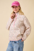 Load image into Gallery viewer, Main Strip Ditzy Floral Print Jacket in Ivory Multi