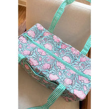 Load image into Gallery viewer, Nash Grey Lennon Duffle Bag in Blue