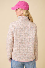 Load image into Gallery viewer, Main Strip Ditzy Floral Print Jacket in Ivory Multi