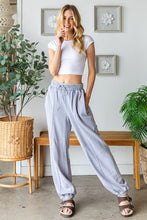 Load image into Gallery viewer, Oli & Hali Terry Knit Joggers in Blue