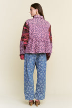 Load image into Gallery viewer, J.nna Mix N Match Print Peplum Jacket in Purple