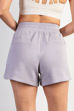 Load image into Gallery viewer, Rae Mode Scuba Tulip Shorts in Mystic Grey FINAL SALE