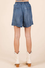 Load image into Gallery viewer, Mittoshop Chambray Shorts in Dark Denim FINAL SALE