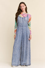 Load image into Gallery viewer, J.nna Retro Revival Wide Leg Overalls in Denim