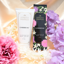Load image into Gallery viewer, Honestly Margo Illuminating Body Lotion in Goddess