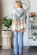 Load image into Gallery viewer, Oli & Hali Mix n Match Tiered Jacket in Light Denim Multi ON ORDER