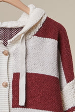 Load image into Gallery viewer, mello. USA Flag Knit Cardigan in Ivory Multi
