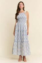 Load image into Gallery viewer, J.nna Floral Print Maxi Dress in Pastel Blue