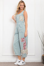 Load image into Gallery viewer, BlueVelvet Mixed Print Patchwork Romper in Dusty Sky
