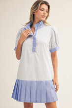 Load image into Gallery viewer, Jodifl Contrasting Striped Dress in Off White