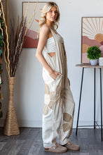 Load image into Gallery viewer, Oli & Hali Large Flower and Paint Splatter Jumpsuit in Natural