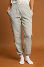 Load image into Gallery viewer, Umgee Luxe Knit Solid Color Joggers in Heather Grey