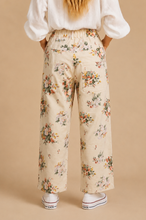 Load image into Gallery viewer, J.nna Floral Pattern Muti Patchwork Pants in Ivory Floral