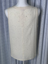 Load image into Gallery viewer, POL Ribbed Knit American Flag Patched Top in Cream