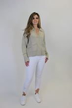 Load image into Gallery viewer, Things Between Textured Knit Sweater in Light Taupe