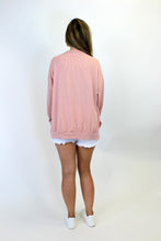 Load image into Gallery viewer, Tres Bien Solid Color Textured Ribbed Top in Peach