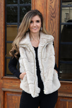 Load image into Gallery viewer, White Birch Faux Fur Vest in Oatmeal