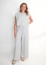 Load image into Gallery viewer, NoaBoa Striped Wide Leg Pants in Ivory/Black