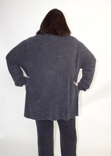 Load image into Gallery viewer, STITCH & Co. Ribbed Knit Top in Washed Charcoal