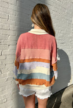 Load image into Gallery viewer, Oli & Hali Color Block Pullover Top in Pink Combo