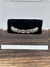 Load image into Gallery viewer, Lauren Kenzie CZ Oval Link Ring in Silver