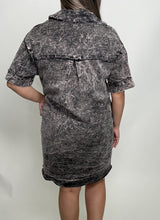 Load image into Gallery viewer, J.Her Mineral Washed Denim Dress in Ashed Black