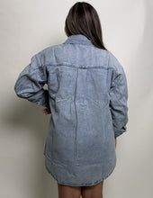 Load image into Gallery viewer, Mittoshop OVERSIZED Shacket in Denim